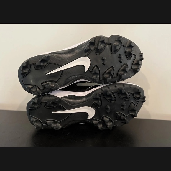 Men’s Size 15 Nike FORCE SAVAGE PRO SHARK Rubber Cleats Black White 923306-010 main image 4